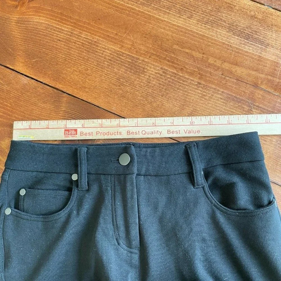 Eileen Fisher Black Skinny Pants Size 0 MSRP $258 EUC Stretchy Soft Minimalist - Picture 5 of 11